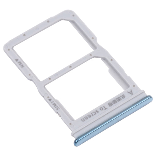 SIM Card Tray + NM Card Tray for Honor 30i (Blue) by buy2fix