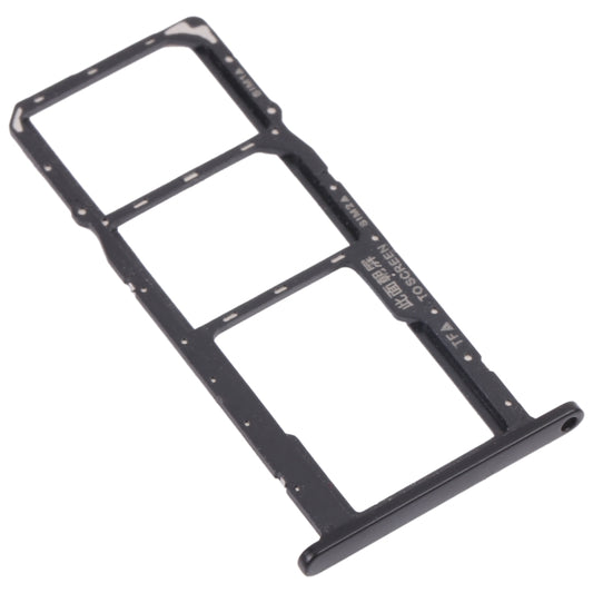 SIM Card Tray + SIM Card Tray + Micro SD Card Tray for Honor Play 8(Black) by buy2fix