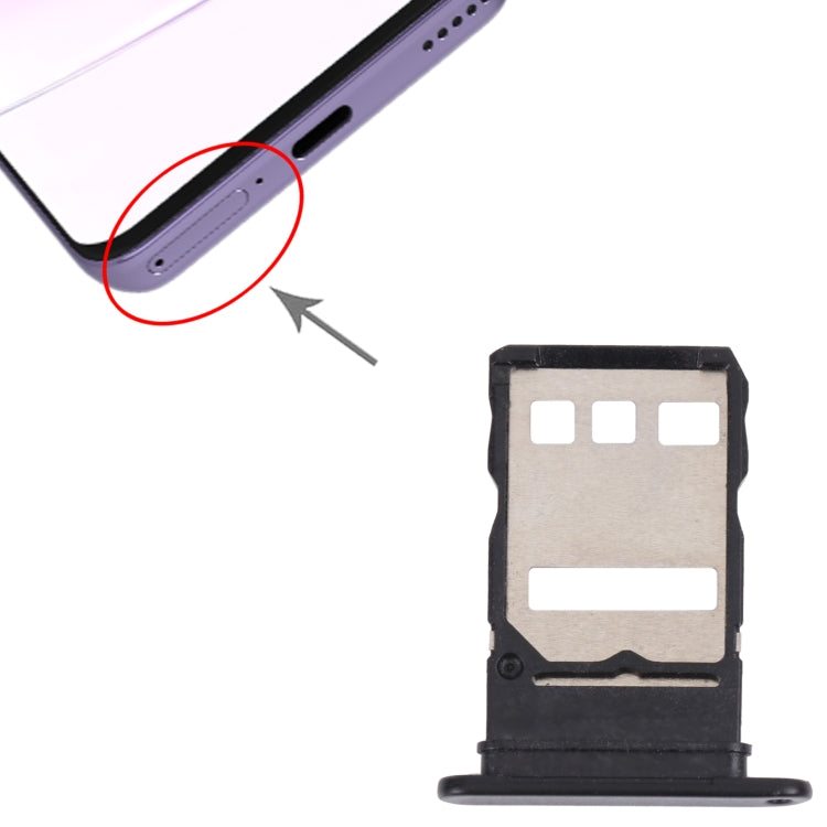 SIM Card Tray for Huawei Nova 8i(Black) by buy2fix