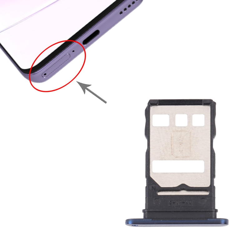 SIM Card Tray for Huawei Nova 8i(Blue) by buy2fix