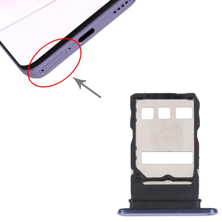 SIM Card Tray for Huawei Nova 8i(Purple) by buy2fix