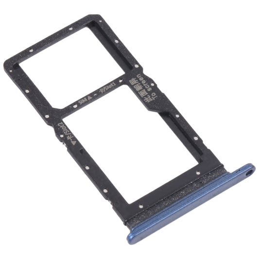 SIM Card Tray + SIM Card Tray / Micro SD Card Tray for Huawei Maimang 10 SE (Blue) by buy2fix