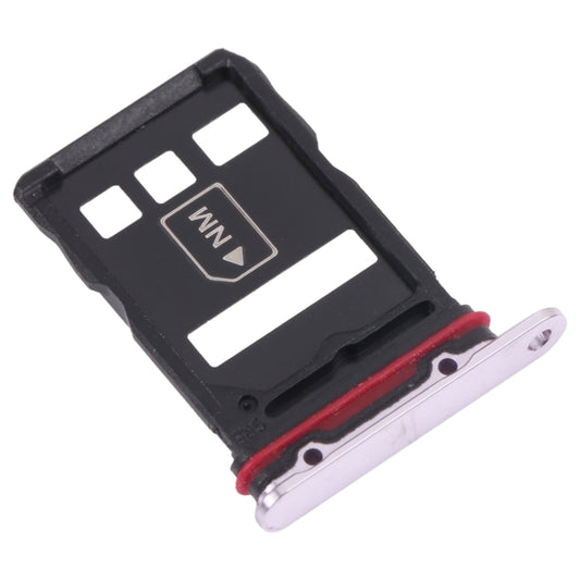 SIM Card Tray + NM Card Tray for Huawei P50 Pro+ (Purple) by buy2fix