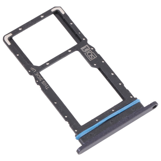 SIM Card Tray + Micro SD Card Tray for Motorola Edge 20 Lite (Black) by buy2fix