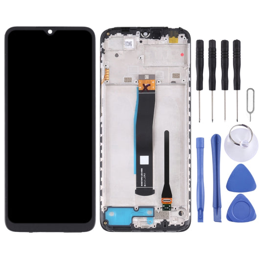 Original LCD Screen and Digitizer Full Assembly with Frame for Xiaomi Redmi 10C/Redmi 10 India/Poco C40 by buy2fix