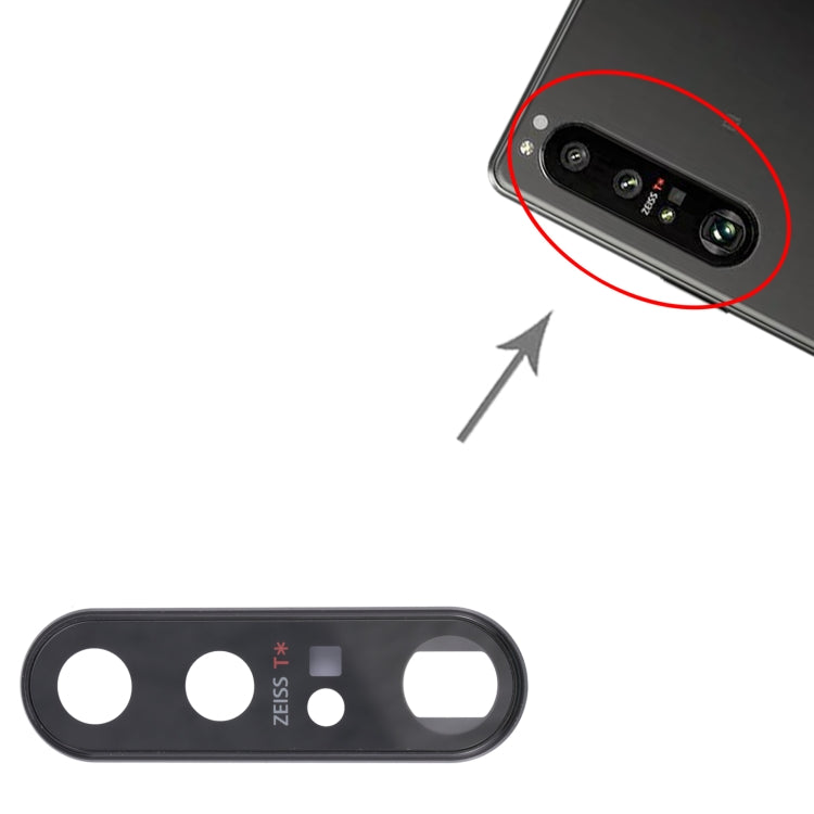 Camera Lens Cover for Sony Xperia 1 III(Black) by buy2fix