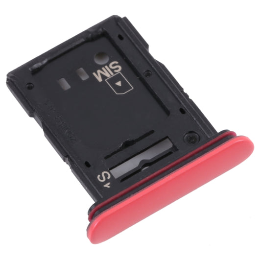 SIM Card Tray + Micro SD Card Tray for Sony Xperia 10 III (Red) by buy2fix