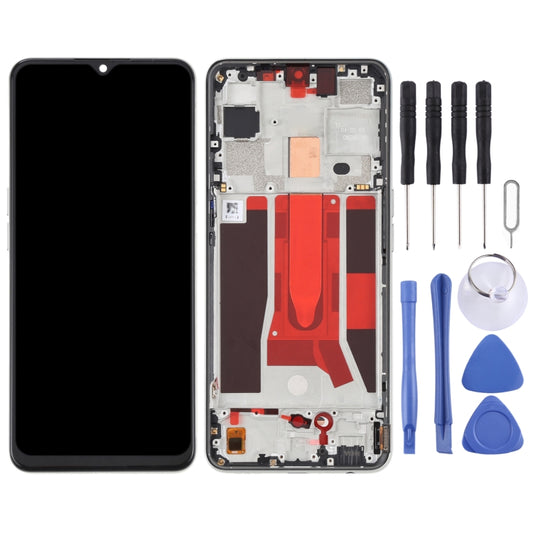 Original LCD Screen For OPPO Reno3 5G/Reno3 Youth/F15/Find X2 Lite/K7 5G Digitizer Full Assembly with Frame (Gold) by buy2fix