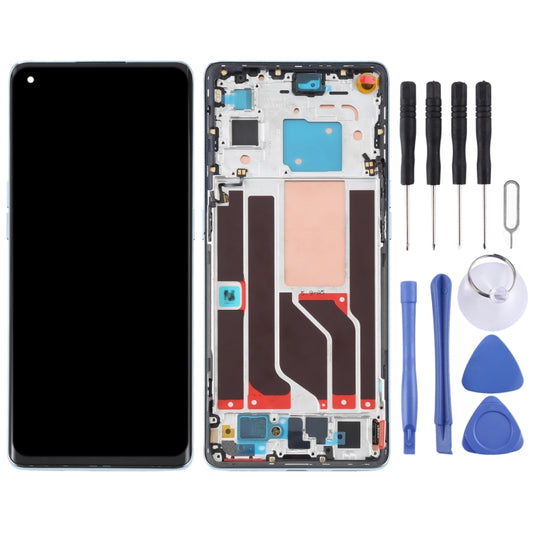 Original LCD Screen and Digitizer Full Assembly with Frame For OPPO Reno6 Pro 5G PEPM00 CPH2249(Green) by buy2fix