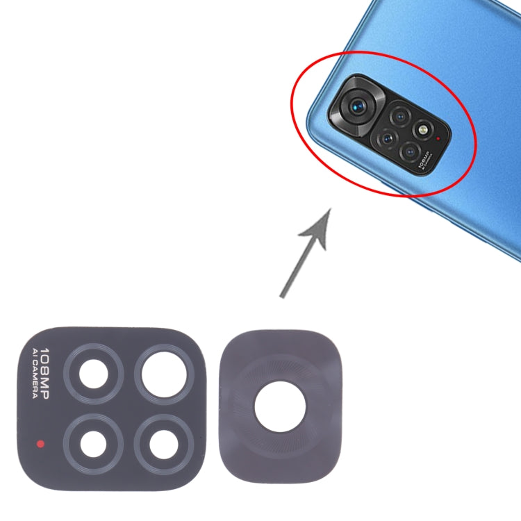 10 PCS Back Camera Lens For Xiaomi Redmi Note 11S 2201117SG 2201117SI by buy2fix