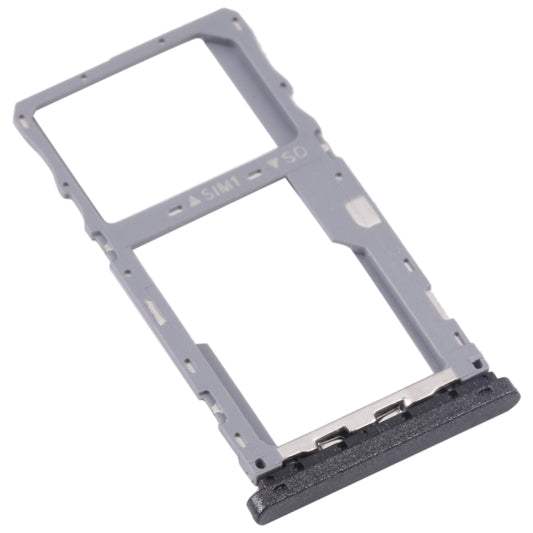 For Alcatel 1V 2020 5007 5007Z 5007W 5007U SIM Card Tray + Micro SD Card Tray (Grey) by buy2fix