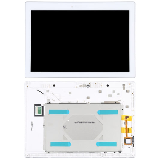 OEM LCD Screen for Lenovo Tab 2 A10-70 A10-70F A10-70L Digitizer Full Assembly with Frame (White) by buy2fix