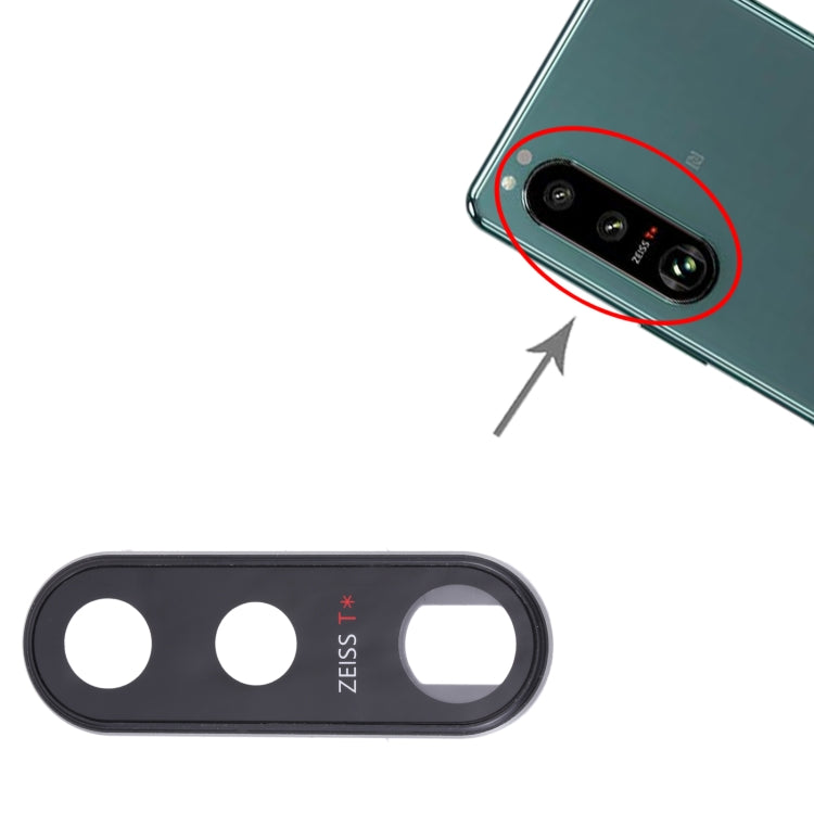 Original Camera Lens Cover for Sony Xperia 5 III (Silver) by buy2fix