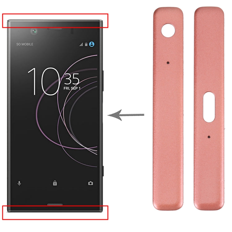 1 Pair Side Part Sidebar For Sony Xperia XZ1 Compact (Orange) by buy2fix