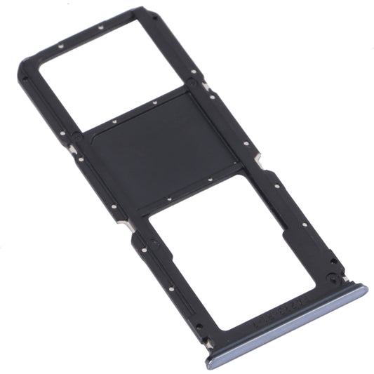 For OnePlus Nord N200 5G DE2118 / DE2117 SIM Card Tray + Micro SD Card Tray (Grey) by buy2fix