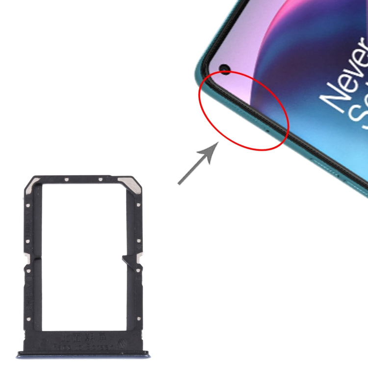 For OnePlus Nord CE 5G EB2101 / EB2103 SIM Card Tray + SIM Card Tray(Blue) by buy2fix