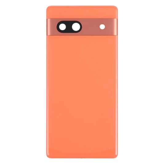 For Google Pixel 7A Original Battery Back Cover with Camera Lens Cover(Orange) by buy2fix