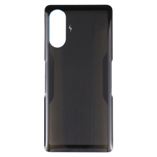 Glass Battery Back Cover for Xiaomi Redmi K40 Gaming(Black) by buy2fix