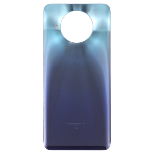 Glass Battery Back Cover for Xiaomi Redmi Note 9 Pro 5G/Mi 10T Lite 5G(Blue) by buy2fix