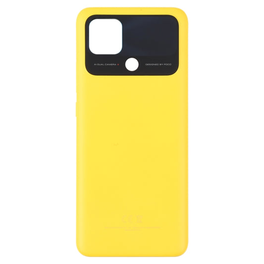 Original Battery Back Cover for Xiaomi Poco C40(Yellow) by buy2fix