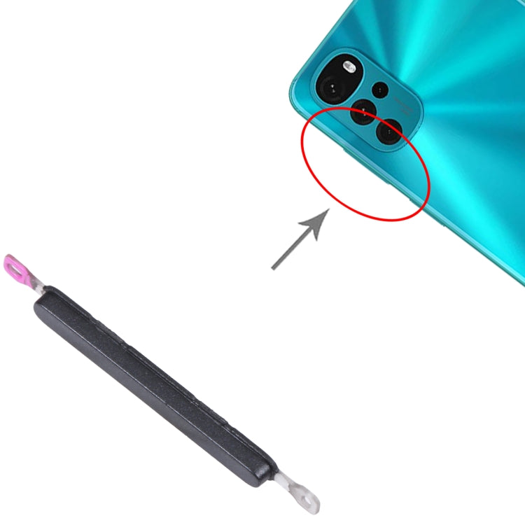 For Motorola Moto G22 Volume Control Button (Black) by buy2fix