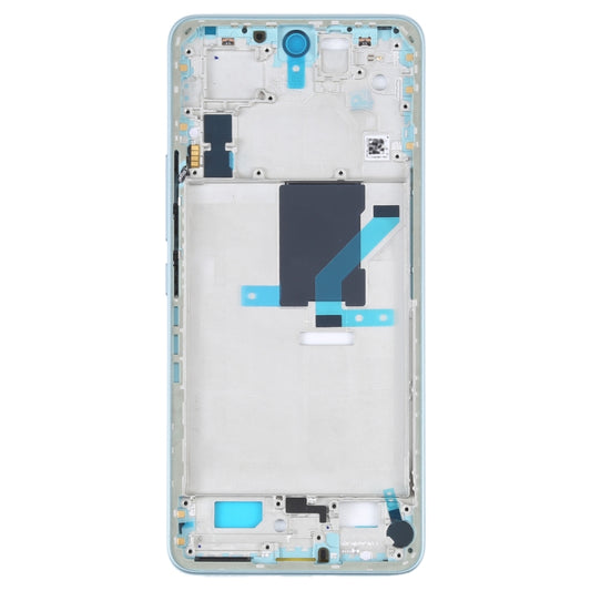 For Xiaomi 12 Lite Original Front Housing LCD Frame Bezel Plate (Blue) by buy2fix