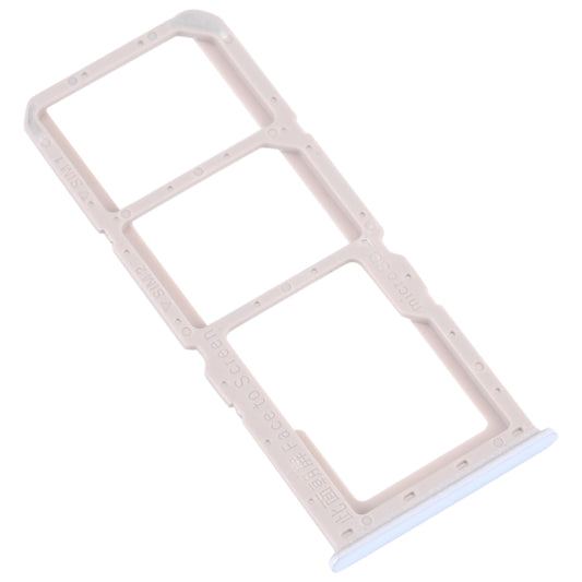 For OPPO A52 4G SIM Card Tray + SIM Card Tray + Micro SD Card Tray (White) by buy2fix