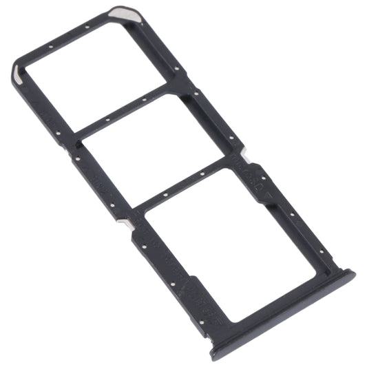 For OPPO K9S SIM Card Tray + SIM Card Tray + Micro SD Card Tray (Black) by buy2fix