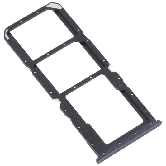 For OPPO K9x SIM Card Tray + SIM Card Tray + Micro SD Card Tray (Black) by buy2fix