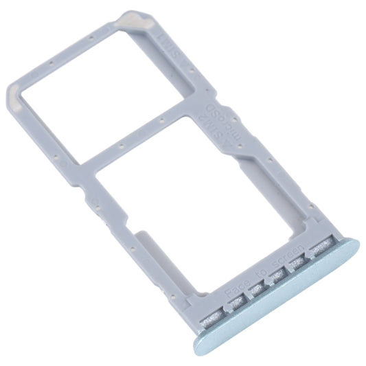 For OPPO A96 4G SIM Card Tray + SIM / Micro SD Card Tray (Blue) by buy2fix