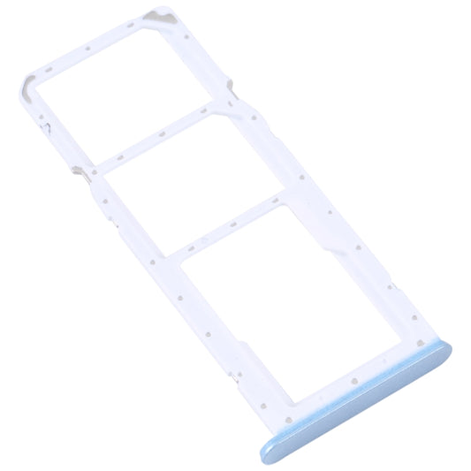 For OPPO A17 SIM Card Tray + SIM Card Tray + Micro SD Card Tray (Blue) by buy2fix
