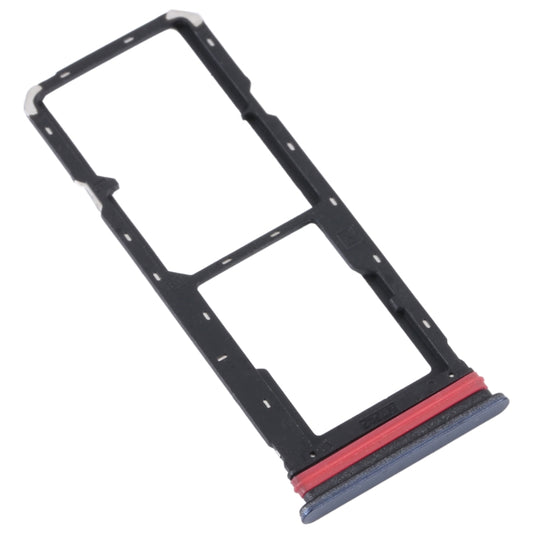 For vivo Y35 4G SIM Card Tray + SIM Card Tray + Micro SD Card Tray (Black) by buy2fix