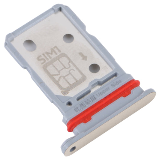 For vivo iQOO Neo6 SIM Card Tray + SIM Card Tray (Gold) by buy2fix