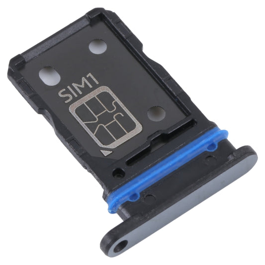 For vivo S15e SIM Card Tray + SIM Card Tray (Black) by buy2fix