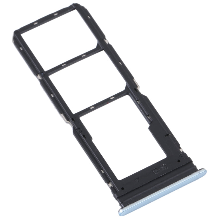 For vivo Y21 2021 / Y21S / Y21T / Y21T India SIM Card Tray + SIM Card Tray + Micro SD Card Tray (White) by buy2fix