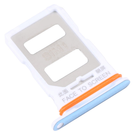 For Xiaomi Redmi K50 Ultra / 12T / 12T Pro SIM Card Tray + SIM Card Tray(Blue) by buy2fix