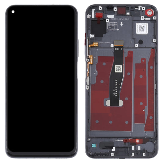 Original LCD Screen For Honor 20 / Huawei Nova 5T Digitizer Full Assembly with Frame(Black) by buy2fix
