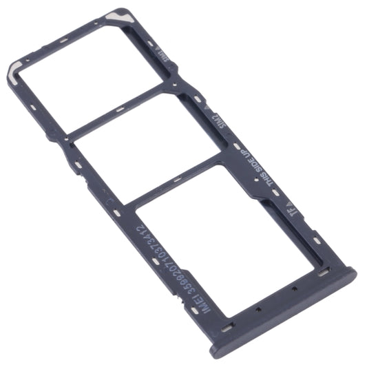 For Alcatel 1V 2021 Original SIM Card Tray + SIM Card Tray + Micro SD Card Tray(Blue) by buy2fix