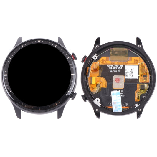 Original LCD Screen For Amazfit GTR 2 Digitizer Full Assembly With Frame(Black) by buy2fix