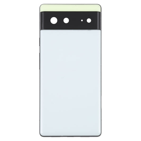 For Google Pixel 6 Battery Back Cover with Middle Frame(White) by buy2fix