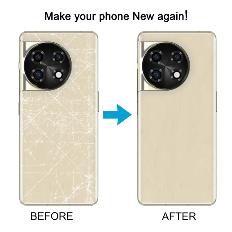 For OnePlus 11 PBH110 Original Battery Back Cover with Camera Lens Cover(Gold) by buy2fix