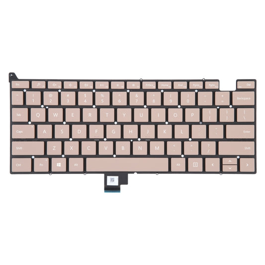 US Version Keyboard without Power Button for Microsoft Surface Laptop Go 1934(Gold) by buy2fix