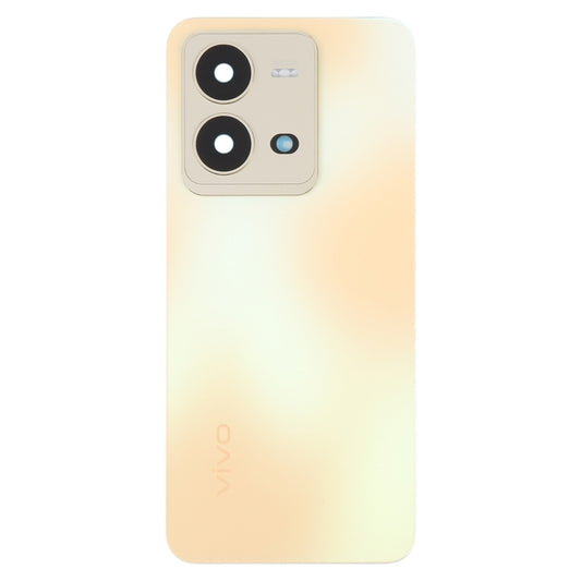 For vivo V25 Original Battery Back Cover with Camera Lens Cover(Gold) by buy2fix