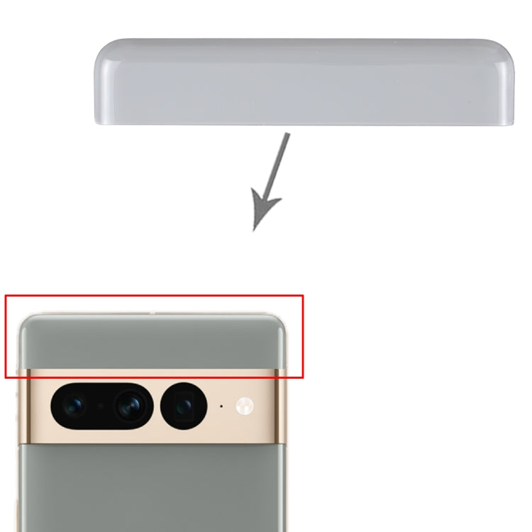 For Google Pixel 7 Pro Original Front Upper Top Back Cover (Grey) by buy2fix