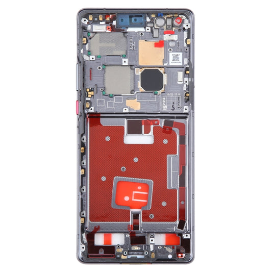 For Huawei Mate 40 Pro Front Housing LCD Frame Bezel Plate(Black) by buy2fix