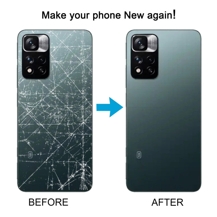 For Xiaomi 11i Glass Battery Back Cover(Green) by buy2fix