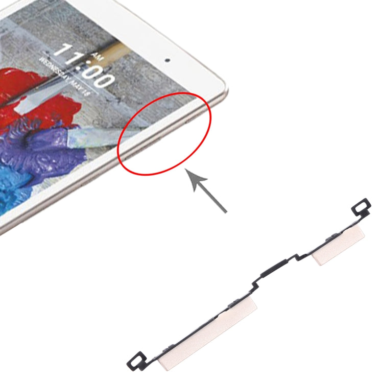 For LG G Pad X 8.0 V520 Original Volume Button Control Button (Gold) by buy2fix