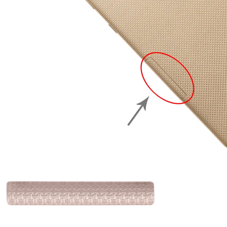 For LG G Pad X 8.0 V520 Original Side Interface Cover Dustproof Cap(Gold) by buy2fix