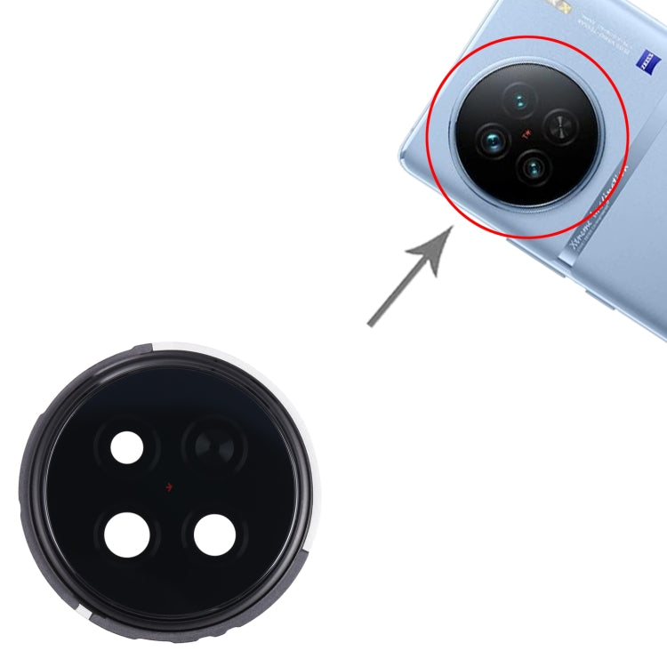 For vivo X90 Original Camera Lens Cover (Black) by buy2fix