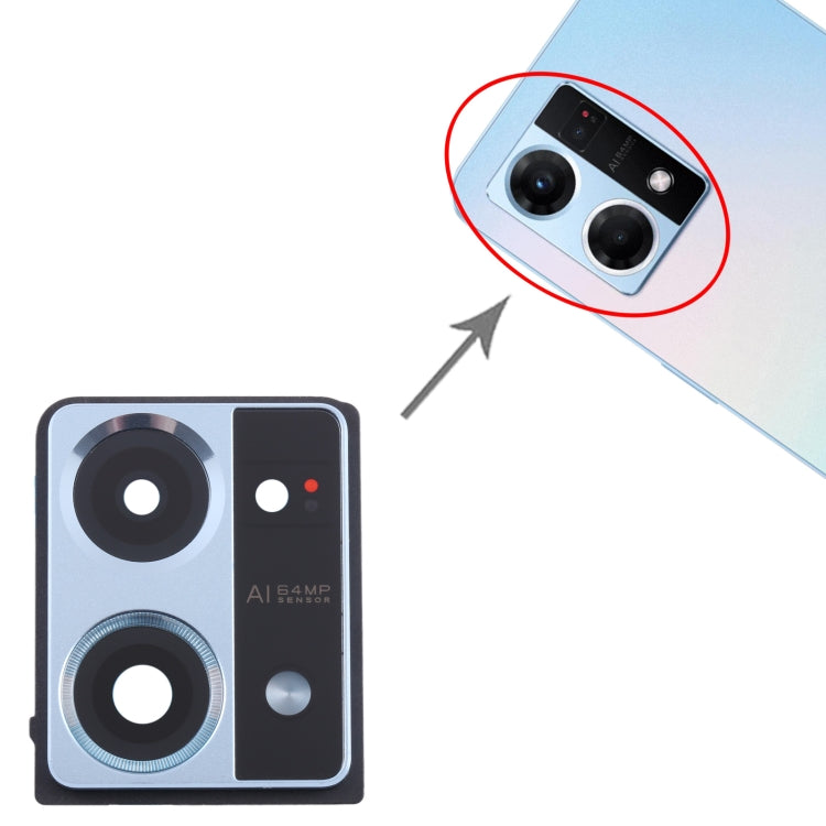 For OPPO Reno7 4G Original Camera Lens Cover (Blue) by buy2fix